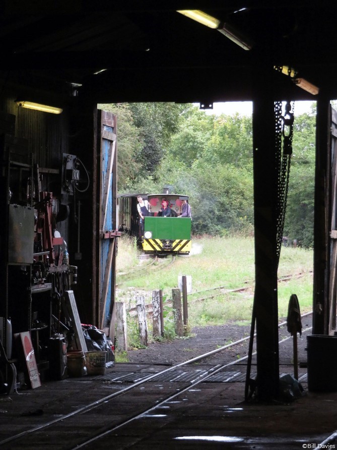 In the shed